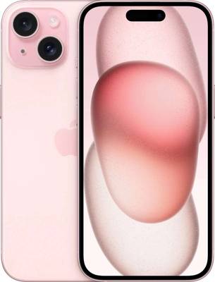 Apple iPhone 15 , 15,5 cm (6.1'), 2556 x 1179 Pixel, 128 GB, 48 MP, iOS 17, Pink (Rosa)