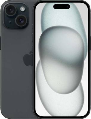 Apple iPhone 15 , 15,5 cm (6.1'), 2556 x 1179 Pixel, 128 GB, 48 MP, iOS 17, Schwarz