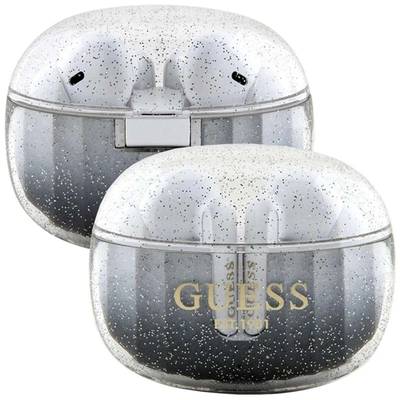 Guess Glitter Gradient - TWS Bluetooth Kopfhörer + Ladecase (schwarz)