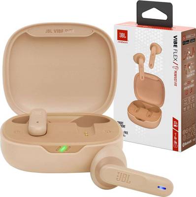 JBL Vibe Flex Beige - In-Ear Bluetooth-Kopfhörer